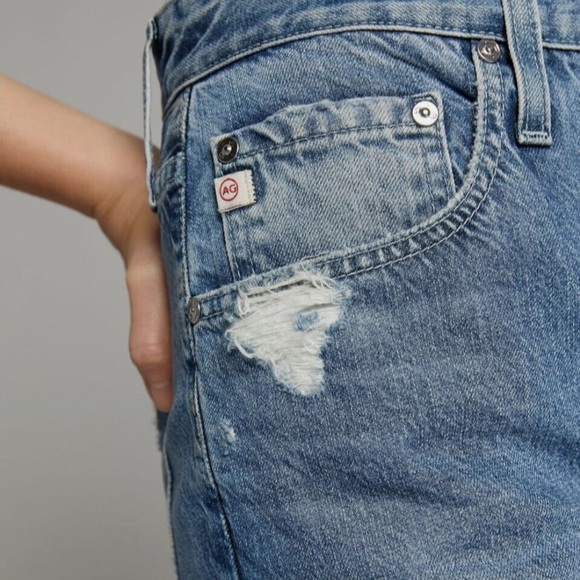 NWT AG Adriano Goldschmied Knoxx High Rise Baggy Boyfriend Jeans SZ 30 Z491 - Picture 3 of 6
